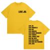 Love Jul France Rapper 2025 Album Print T Shirt Men Women Vintage Fashion Short Sleeve T-shirts Casual Oversized Cotton T-shirt