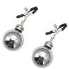 Huge weight metal Nipple Clamps clips Magnet ball slave BDSM breast Bondage restraint Sex Toy For Women Couple play Game
