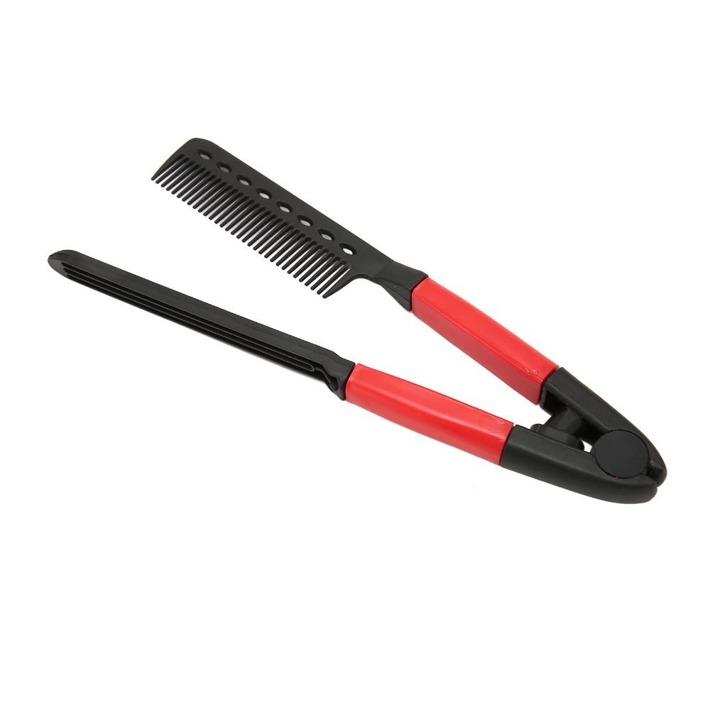 Rounded Teeth Hair Straightening Comb High Temperature Avoid Styling Hair Comb For Unkempt Hair