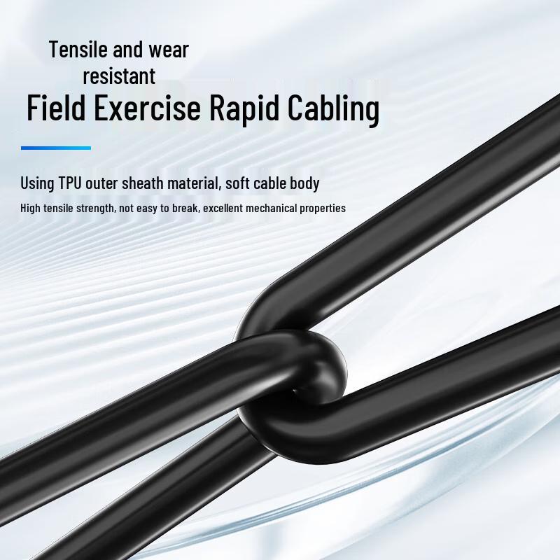 BOSENDE Single-Mode 2-Core Outdoor Field Armored Optical Cable