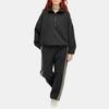 adidas Свитшот с молнией на половину X Fear of God Athletics из замши и флиса 'Черный'