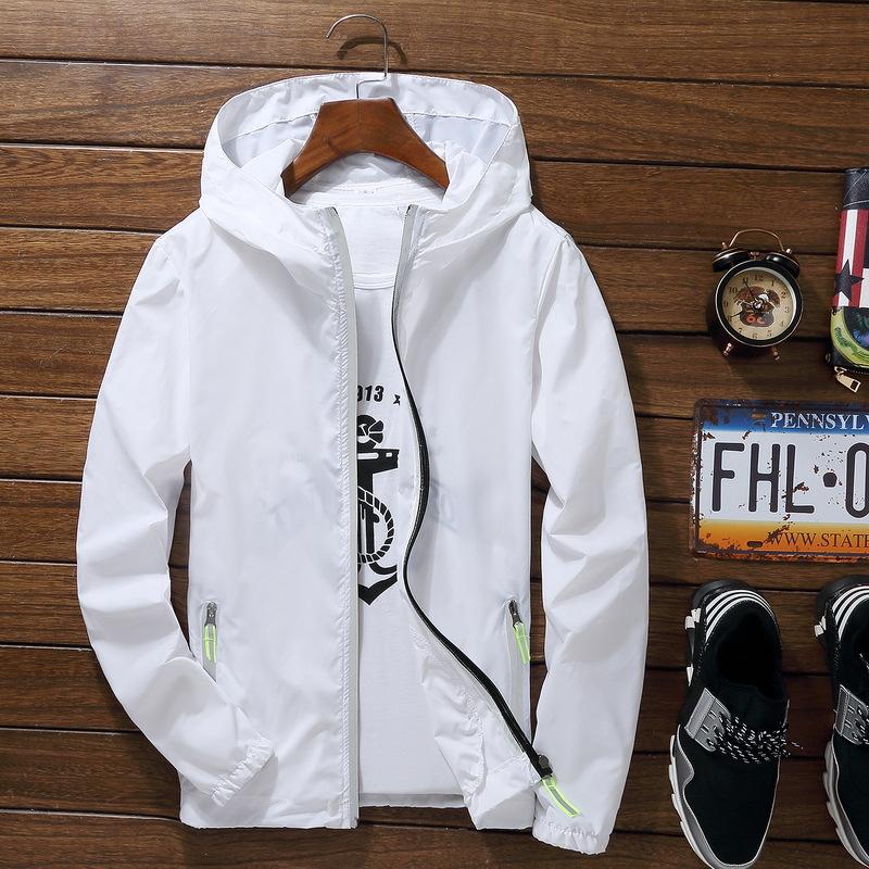 Men Zipper Jacket Outwear Coat Windbreaker Casual Male Spring Autumn Bomber Jackets