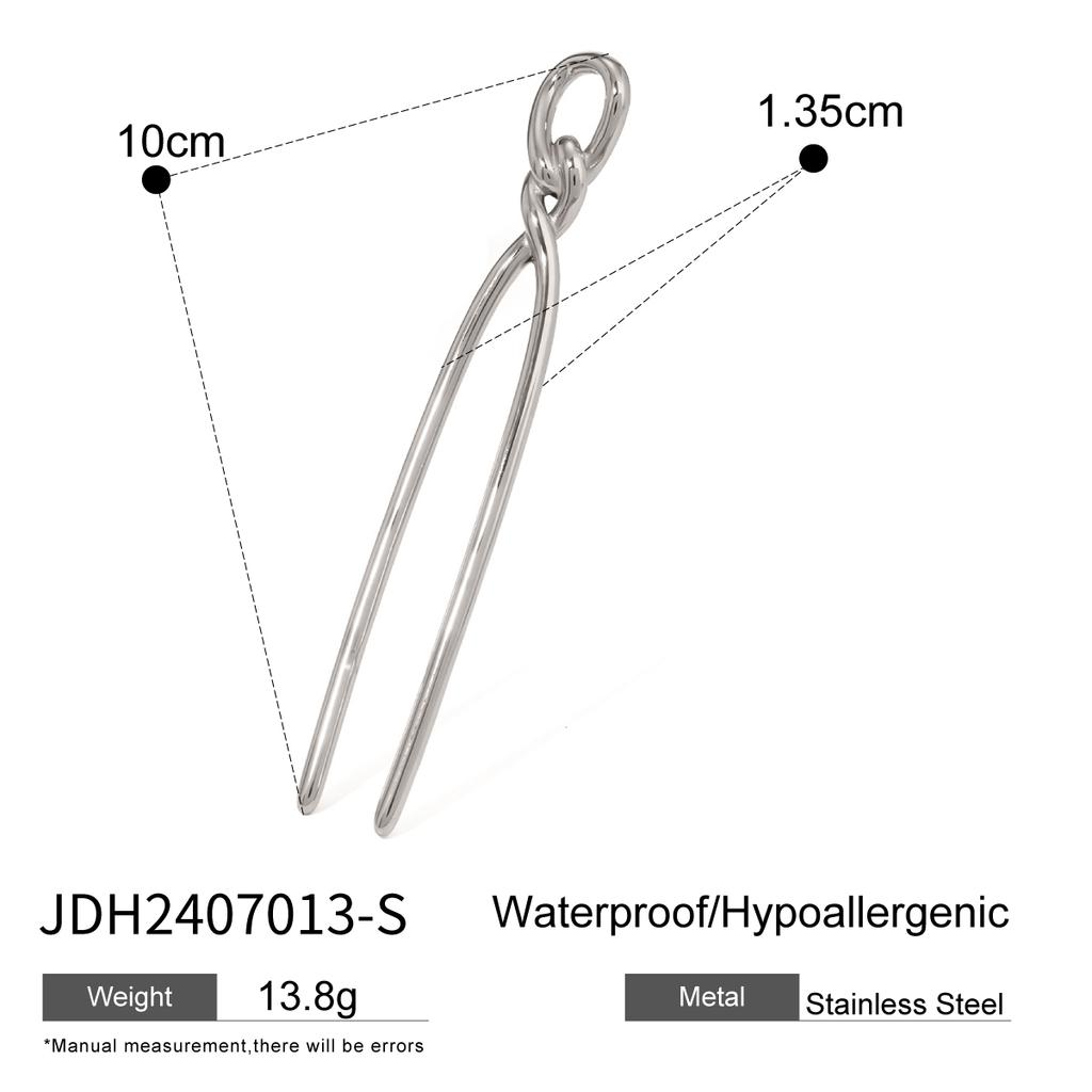 Youthway Заколка для волос из нержавеющей стали с 18-каратным золотым покрытием, металлические аксессуары для волос для женщин, головной убор, ювелирное изделие, подарок