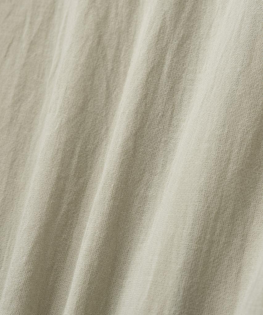 NOIRER FOR WOMAN Pale Scarf Loose Fit Shirt (Pale Mint)