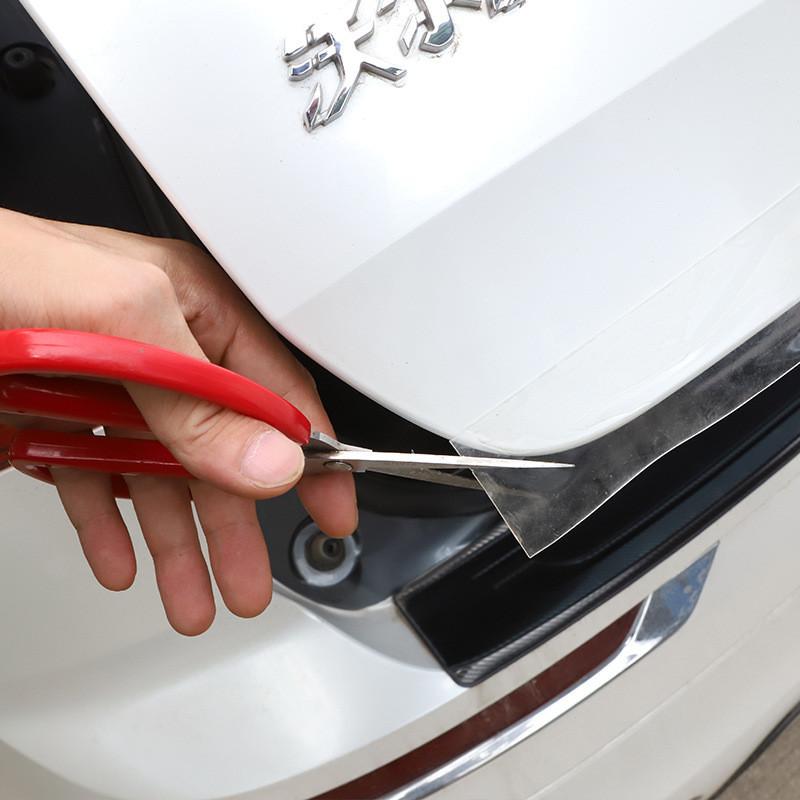 Защитная пленка для порога автомобиля, Защитная пленка для бампера, углеродное волокно, автомобильная пленка, 5D глянцевая автомобильная пленка, самоклеющаяся