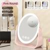 Eversible LED Makeup Mirror 3 Color Makeup Beauty Mirror 5x Magnifying Mirror with Led  Travel