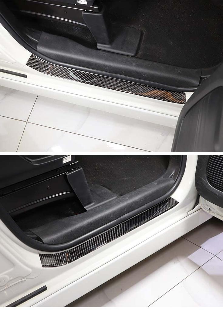 METYOUCAR Honda N-BOX 2017-2021JF3JF4 Эксклюзивная защита боковых подножек Боковой молдинг Боковая накладка на порог из углеродного волокна Роскошная защита атмосферы Scra