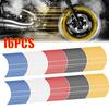 18-дюймовая светоотражающая наклейка на колесо мотоцикла, сломанная секция, светоотражающая наклейка на колесо автомобиля, мотокроссовый велосипед, светоотражающая полоса на ступице колеса