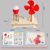 DIY Wooden Wind Power Experiment Kit Hands-On STEM Learning Physics Energy Science Buildable Creative Discovery Toy for Kids