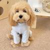 Warm Elastic Pet Jumpsuit Windproof Dog Fleece Pajamas Pet Four Legged Pants  Small Medium Dogs