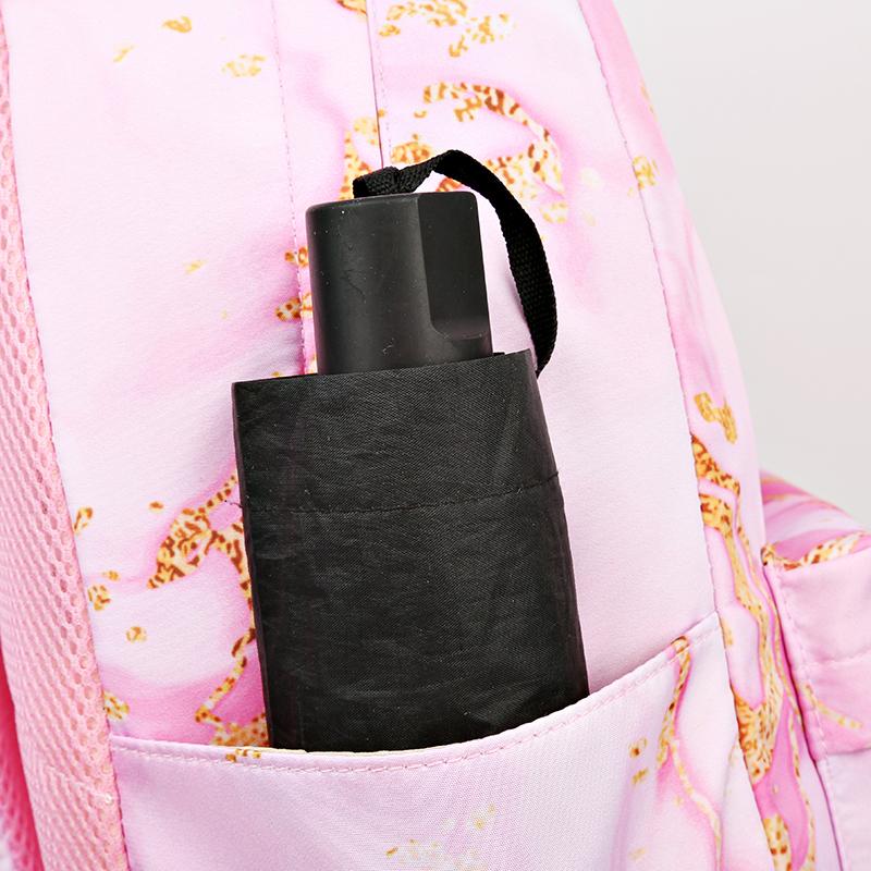 4Pcs/set Cute Anime Printed Backpack Lunch Bag Pencil Bag 750Ml Water Bottle Girl Student Large Capacity Waterproof Schoolbag