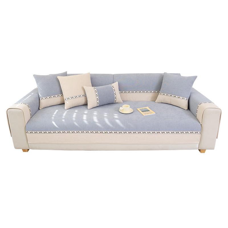 Breathable Sofa Cover With Stain Resistance, Fitted Couch Cover And Stretchy Sofa Slipcover For 4-Seater Sets
