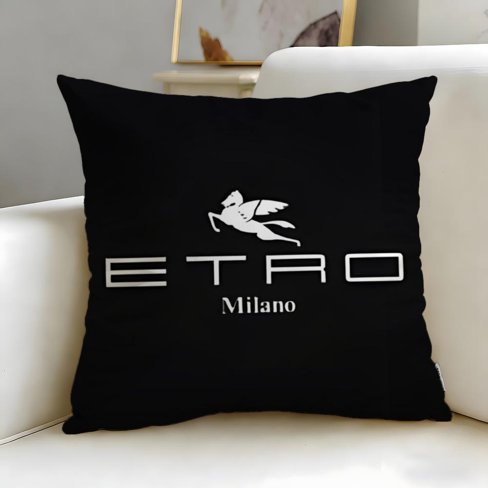 Классический модный бренд Etro Наволочка-подушка Мягкая и легко стирающаяся – Универсальная для дивана, кровати, путешествий и офиса