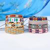 Cross-Border Bracelet Retro Handmade Bracelet Bohemian Printed Fabric Artistic Bracelet Carrying Strap Ethnic Style
