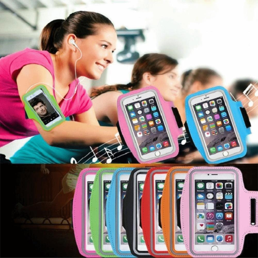 Gym Armbands Phone Holder Zipper Phone Armband Case Sports Armband Phone Bag Running Armband