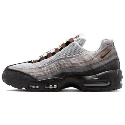 Air Max 95 Удобные и легкие Устойчивые к истиранию Низкие Беговые кроссовки Унисекс Черно-серые HF7545-002