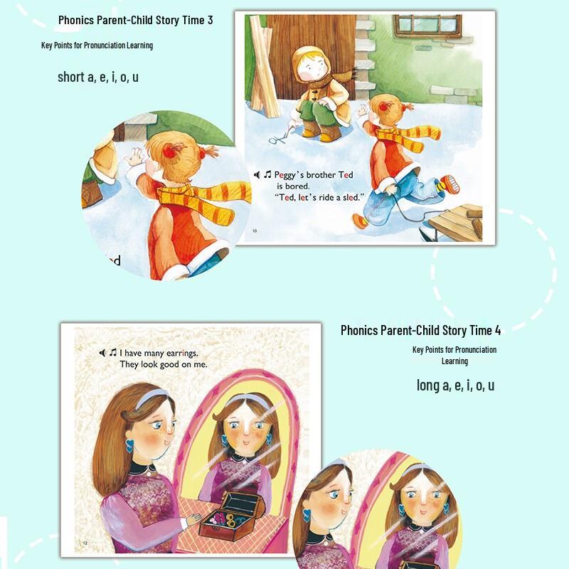 Annie's Flower Phonics Parent-Child Story Set