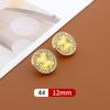 10 шт. пуговицы для рубашек, женская одежда, кардиган, шифон, круглые металлические пуговицы, детские мужские рубашки, универсальные золотые пуговицы Daquan
