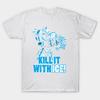 Футболка женская Kill It With Ice Harajuku Print Kawaii футболка летняя женская футболка с коротким рукавом топ футболка