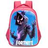16-дюймовый мультяшный рюкзак Fortnite с двойной молнией, эргономичная защита позвоночника, подходит для мальчиков и девочек 5-8 лет