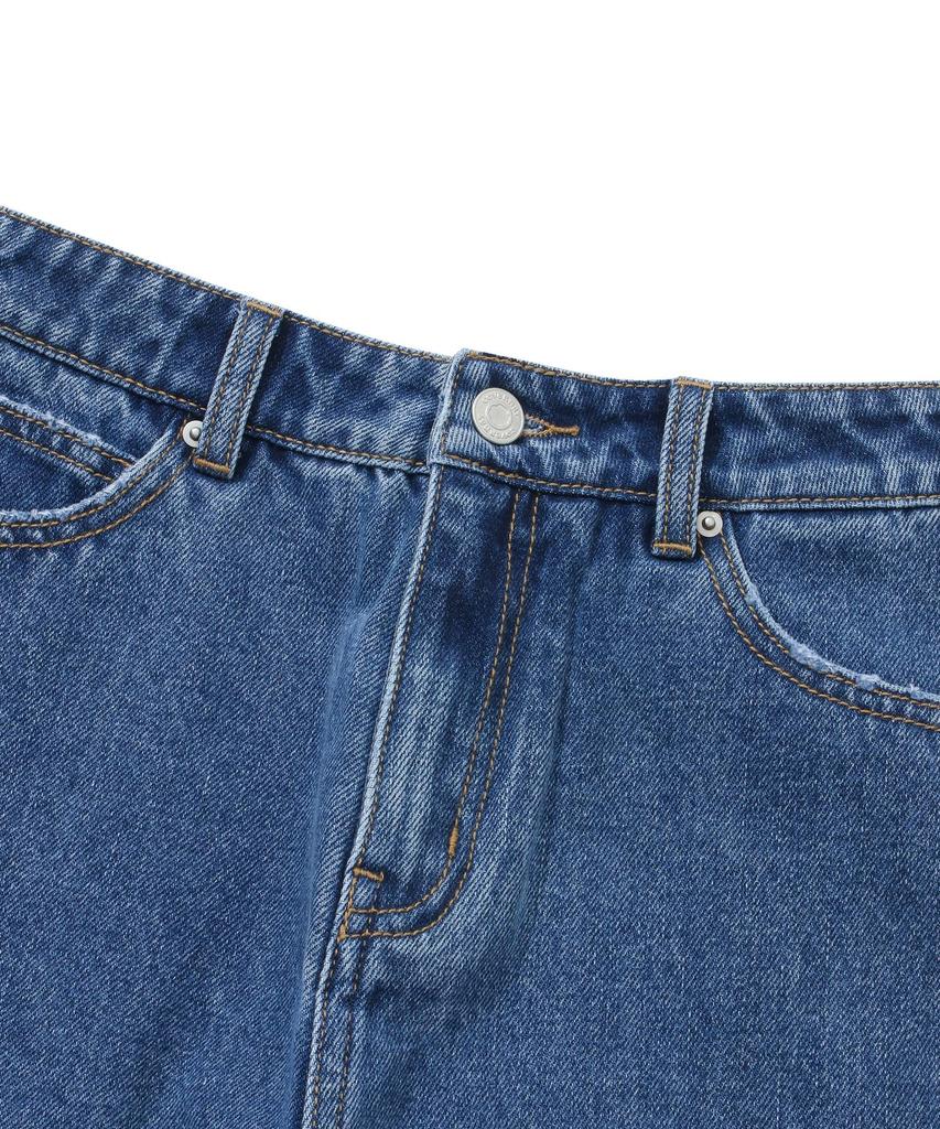 COVERNAT WOMAN Denim Shorts Blue