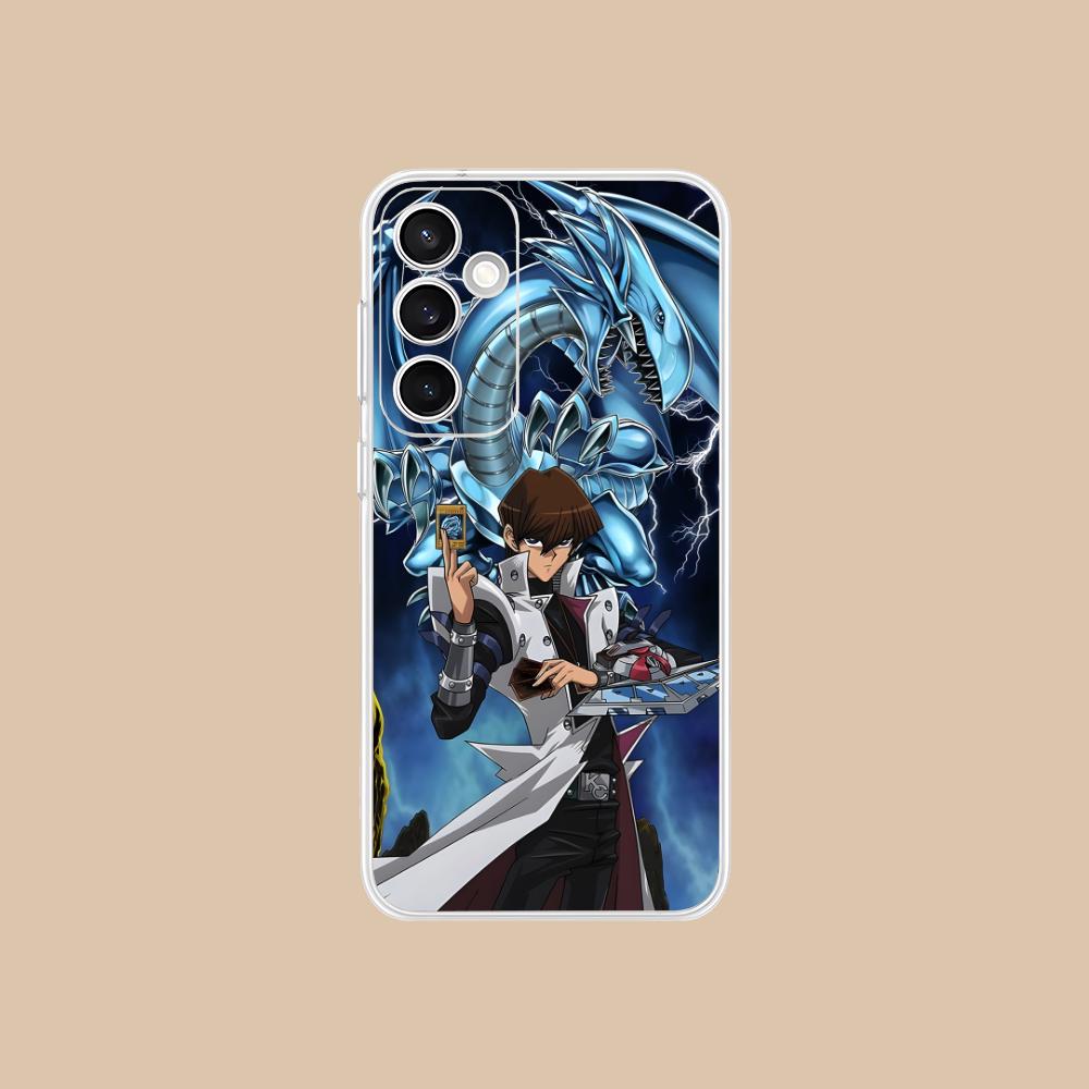 Чехол для телефона Yugioh Сето Кайба для Samsung Galaxy S25 S24 S23 S22 S21Plus FE Ультрамягкий ТПУ Прозрачный Ударопрочный Чехол