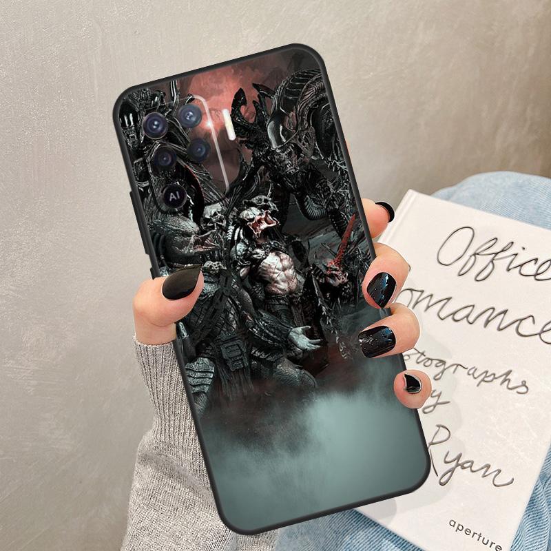 Чехол Alien Vs Predator для Oppo A54 A74 A94 A17 A57 A77 A76 A16 A96 A18 A60 A80 A40 A38 A58 A78 A98 A15 A5 Pro