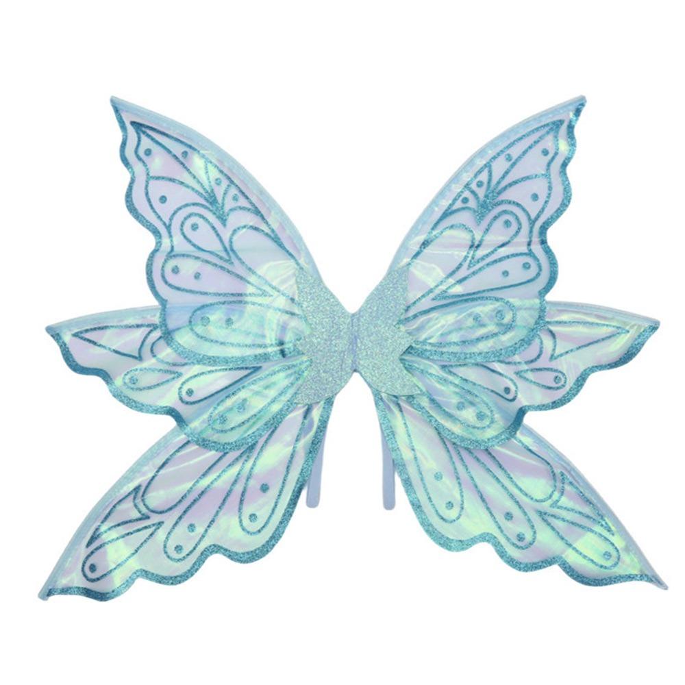 Sparkling Organza Butterfly Wings Girls Angel Wings  for Halloween Dress Up Party Favor Gift