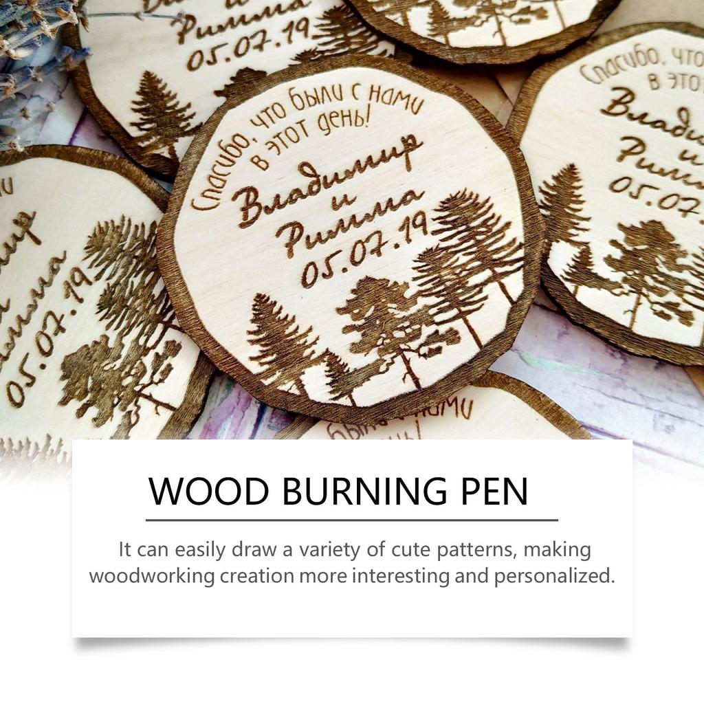 Pyrography Marker Pen Wood Pyrography Pen Burning Effect Pen Wood Marker Art Marker Pyrography Pen Pen 1.5ml