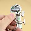Bicycle Metal Beer Bottle Opener Cute Key Rings For Bike Lover Wedding Anniversary Party Gift Bike Keychain