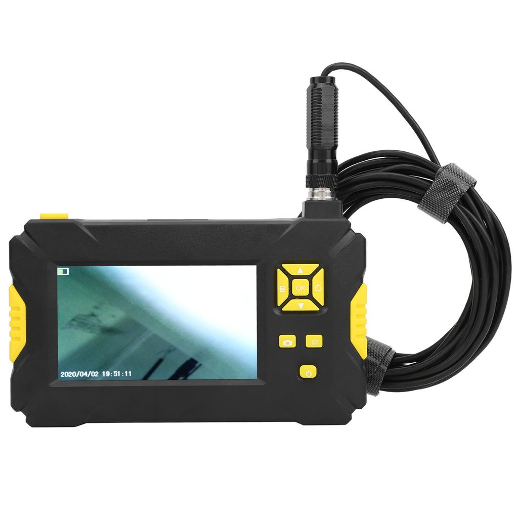 P30 3.9mm 4.3in LCD Endoscope 1080P Borescope Pipeline Inspection Camera with 6 Lights2 M 6.6ft