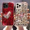 Fashion Crystal Diamond Case For Iphone 15 14 13 12 11 Pro XS Max XR X/Samsung S23 S22 S21 S20 S10 A12 A13 A32 A52 A53 A14/Redmi Note10 9 9A 9C 9T