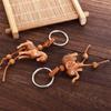 Pendant Carving Elephant Lucky Horse Keychain Lucky Horse Keyring Weaving Key Chains Key Holder