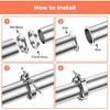 304 Stainless Steel 2.75 Inch 70mm Standard V Band Clamp Intercooler Turbo Exhaust Downpipe Vband Pipe Clamp Automotive V Clamp