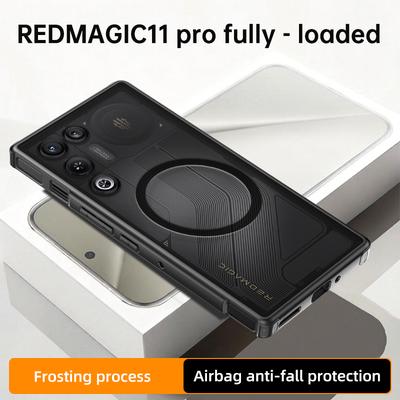 Для ZTE Nubia Red Magic 11 Air Чехол Магнитный Полупрозрачный Матовый Жесткий ПК Ударопрочный Полупрозрачный Задняя Крышка для RedMagic 11 Air