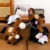 Cartoon Small Horse Cloth Plush Toy Grassland Scenic Area Souvenirs Year of The Horse Mascot Home Decoration