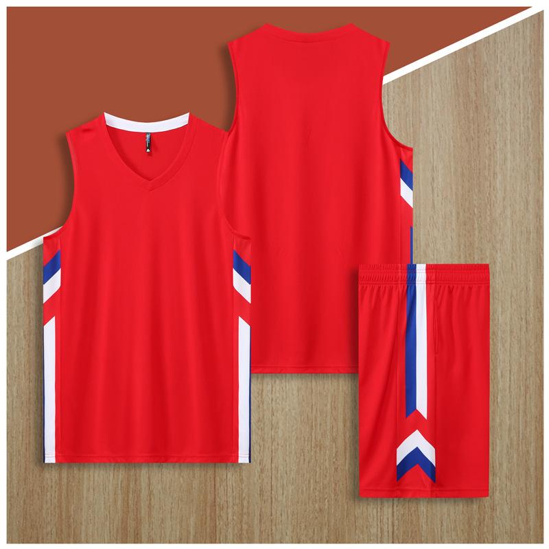 New basketball suit, adult children's basketball suit, summer game team sports vest, training camp jersey DIY