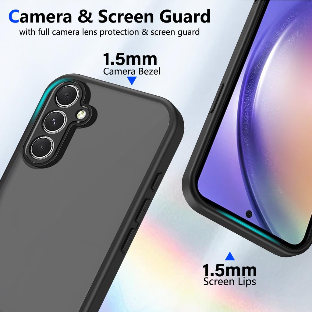 Матовый Прозрачный Ударопрочный Чехол Для Samsung Galaxy M56 F06 M55 M54 M53 M51 M36 M35 M34 M16 M33 C55 F55 F54 M55S F36 F34 Чехол