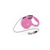 Retractable Leash - FLEXI - New Classic - 3 M - Pink - For Cats Up To 8 Kg
