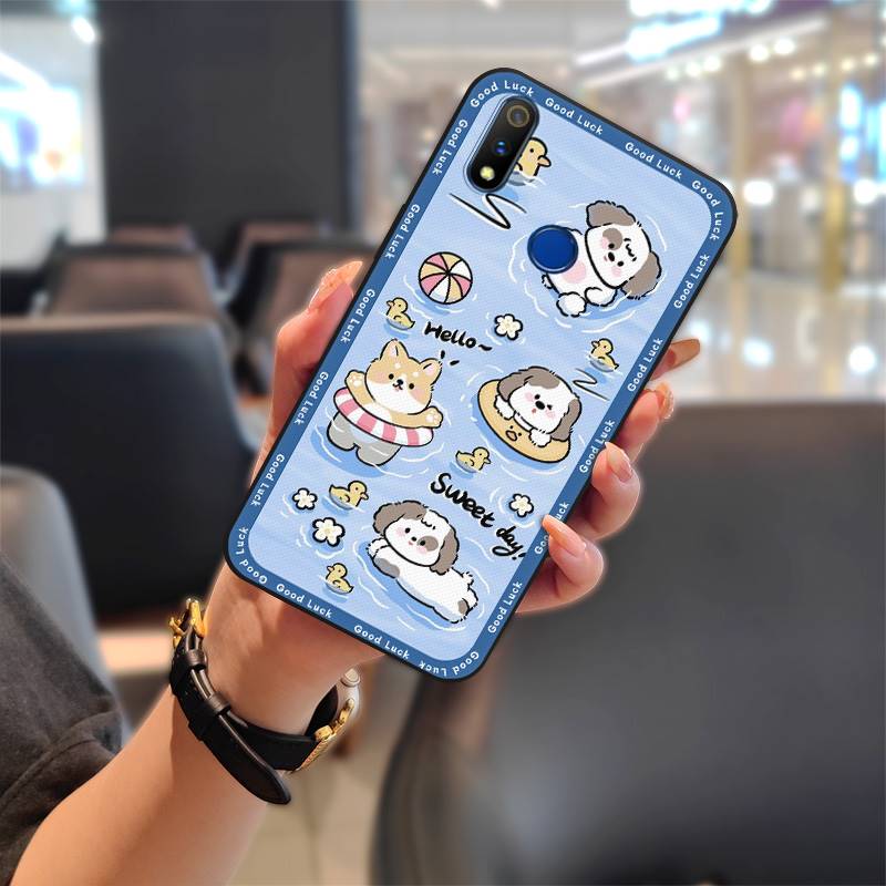 Back Cover Anti-dust Phone Case For OPPO Realme 3 Pro/X Lite Cartoon Silicone Fashion Design Anti-knock Soft case Cute