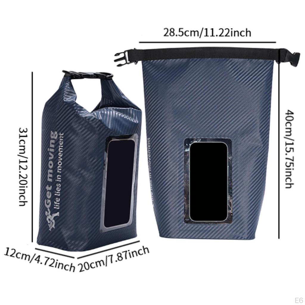 Водонепроницаемый чехол для телефона Dry Bag объемом 5 л, портативный спортивный рюкзак Roll Top Duffle для активного отдыха