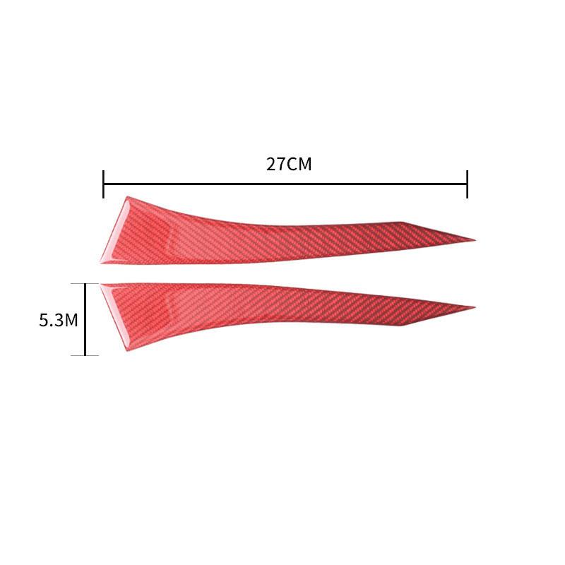 Углеродное волокно, украшение для зеркала заднего вида автомобиля, накладка, боковое зеркало заднего вида, Декор, наклейка, наклейки для Subaru BRZ для Toyota