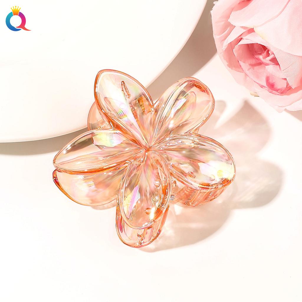 Fashion Bauhinia Egg Flower Hair Clip Back Head Bun Grab Clip Shark Hair Clip Accessories