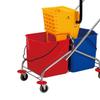 Beao UP-063 Double-Bucket Mop Wringer Cart 60L