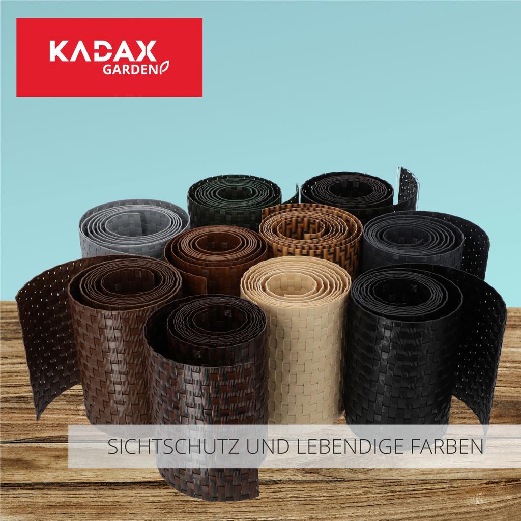 KADAX Лента для ограждения панелей забора 19см 2.55м крышка забора