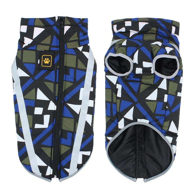 Одежда для больших собак, зимняя теплая жилетка для домашних животных, куртка, водонепроницаемое пальто для собак, одежда для больших собак, бульдог, золотистый лабрадор, одежда