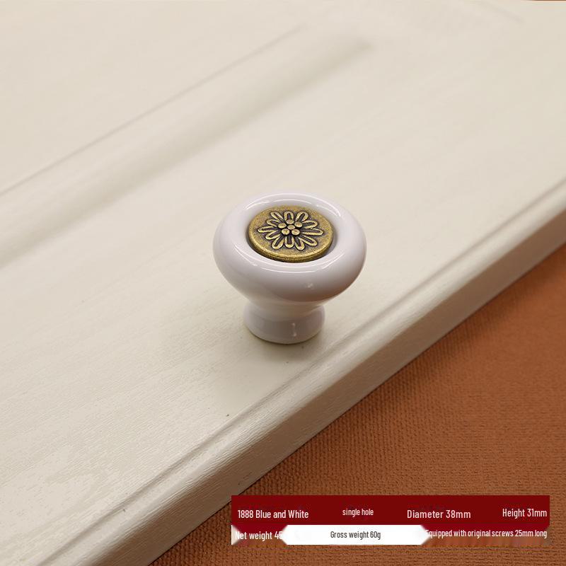 Керамическая ручка из европейского цинкового сплава: Современный черно-белый шкаф и ручка для гардероба