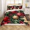 Christmas-themed Down Comforter Set Bedding Set 3-piece Duvet Cover Set