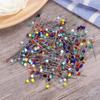 DIY Fashion Bead Glass Head Colored Stitch Safety Pin Sewing Needles Knitting Pin Dressmaking Pins