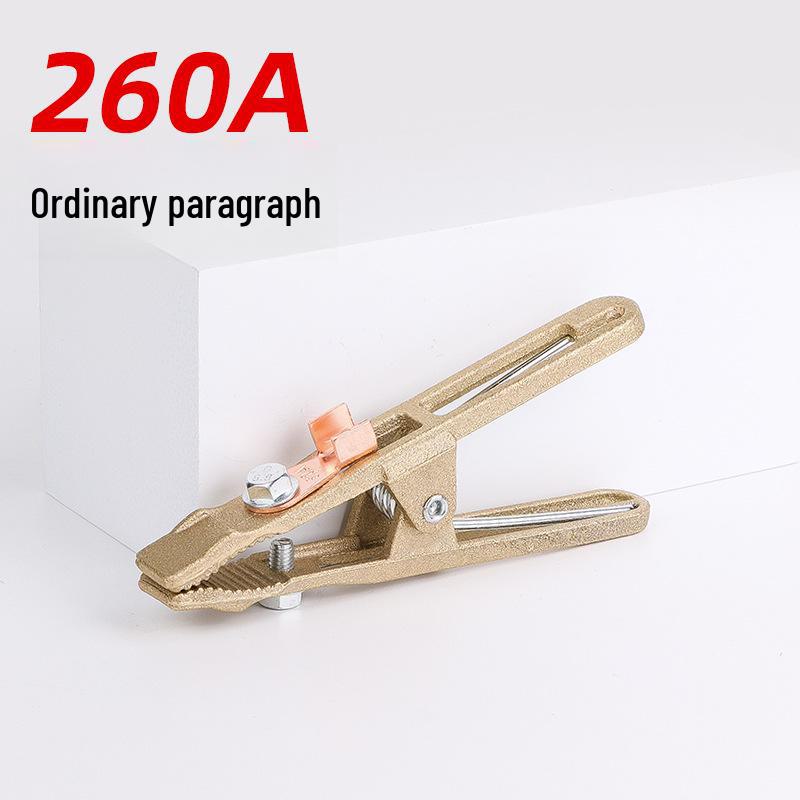 Заземляющий зажим А-образной формы из цельной меди для электросварочных аппаратов и аппаратов аргонодуговой сварки